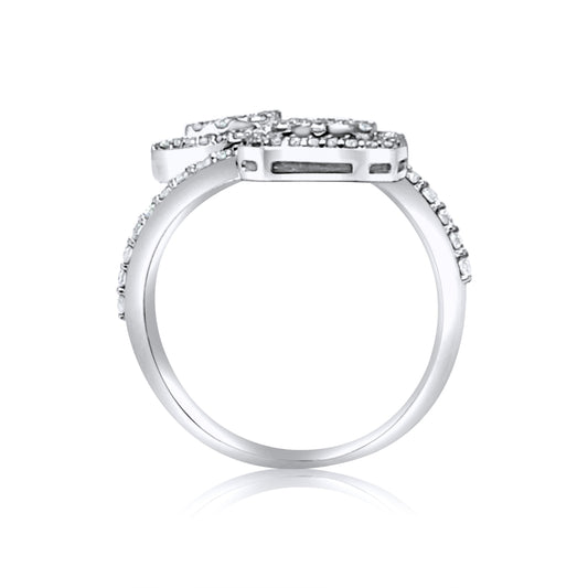 Open Ended Invisible Diamond Ring