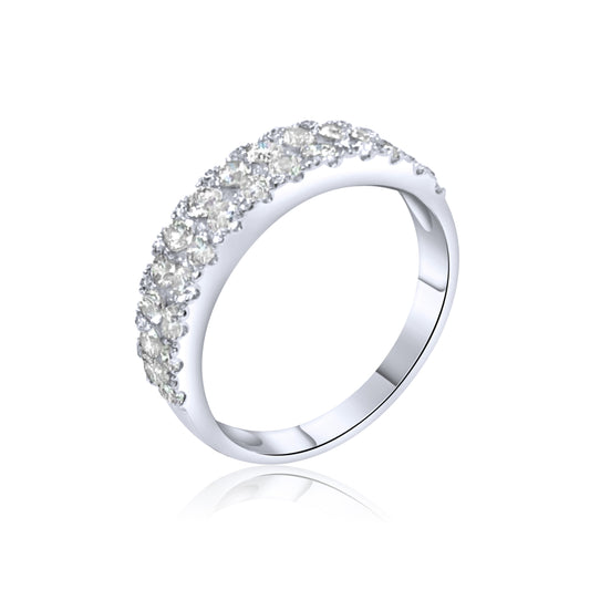 Half Invisible Eternity Band