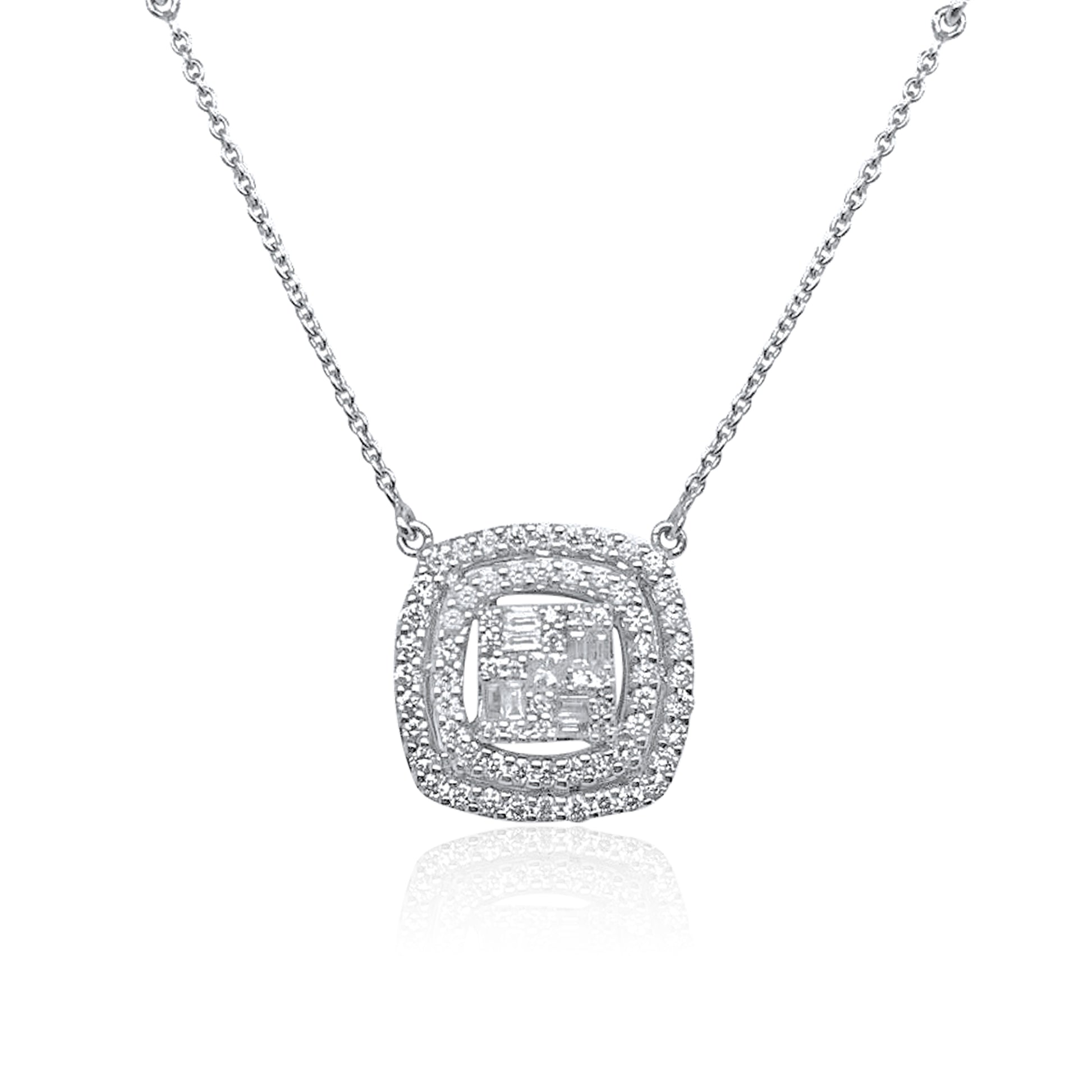Invisible Diamond Necklace