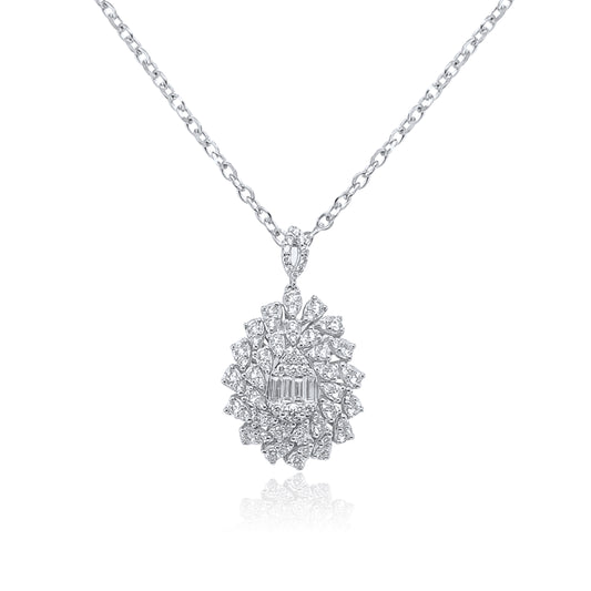 Invisible Diamond Necklace