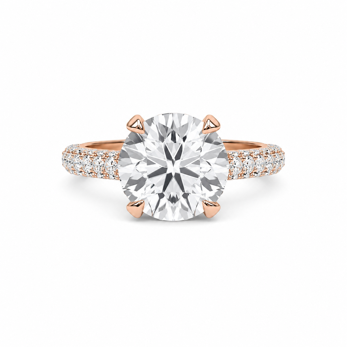 Round LG Diamond Ring