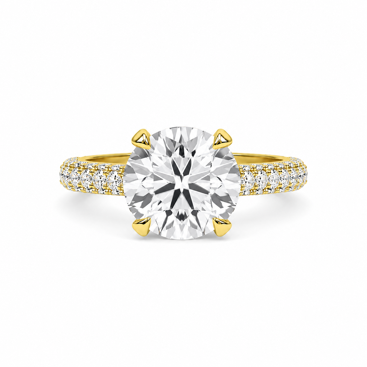 Round LG Diamond Ring