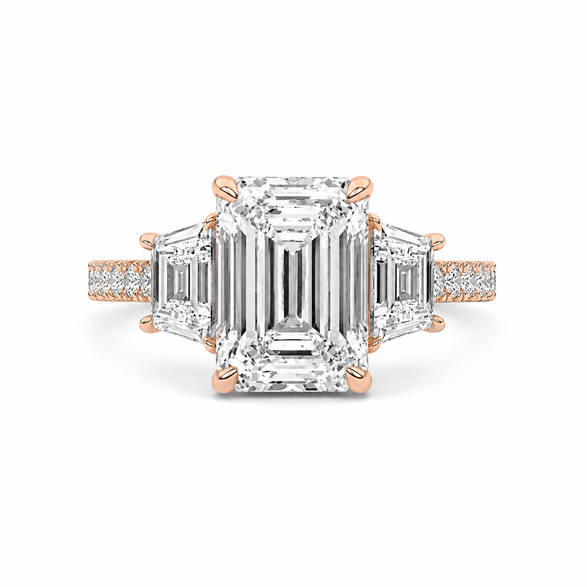 Emerald LG Diamond Ring
