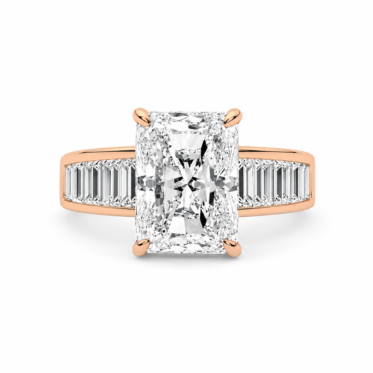 Radiant LG Diamond Ring