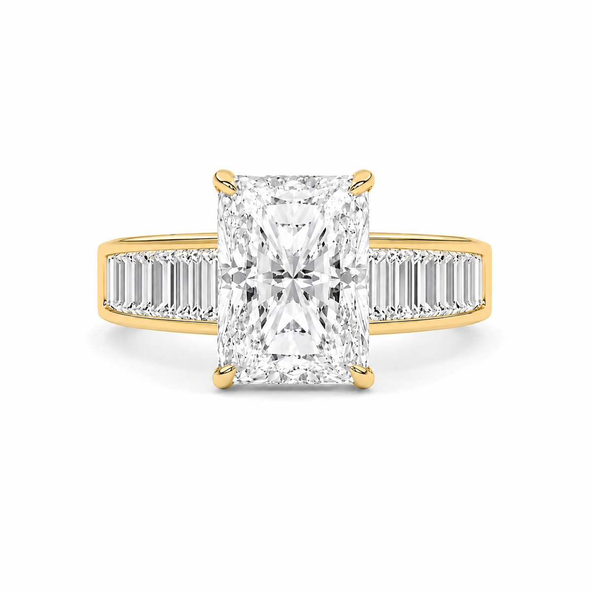 Radiant LG Diamond Ring