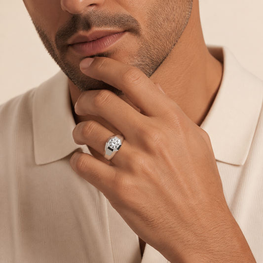 Round LG Diamond Ring