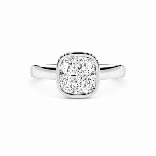 Elongated Cushion LG Diamond Ring