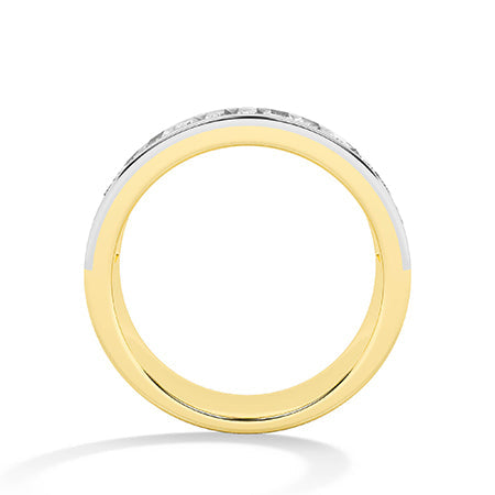 Baguette LG Diamond Ring in White Gold - Binson Diamonds Antwerp