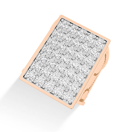 Round LG Diamond Ring in Rose Gold - Binson Diamonds Antwerp