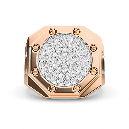 Baguette LG Diamond Ring in Yellow Gold - Binson Diamonds Antwerp