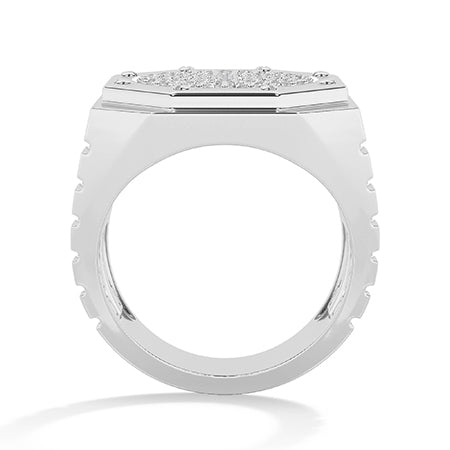 Baguette LG Diamond Ring in Yellow Gold - Binson Diamonds Antwerp