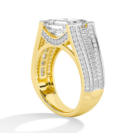 Round LG Diamond Ring in White Gold - Binson Diamonds Antwerp