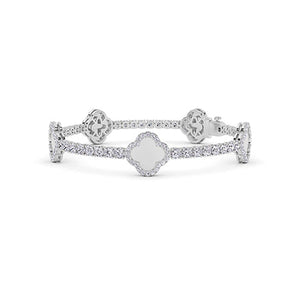 Round LG Diamond Bracelet in Rose Gold - Binson Diamonds Antwerp
