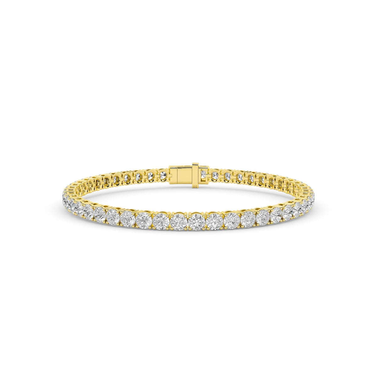 18K Lab-Grown Diamond Bracelet – LB66621-5 - Yellow Gold