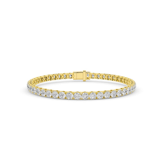 18K Lab-Grown Diamond Bracelet – LB66621-5 - Yellow Gold