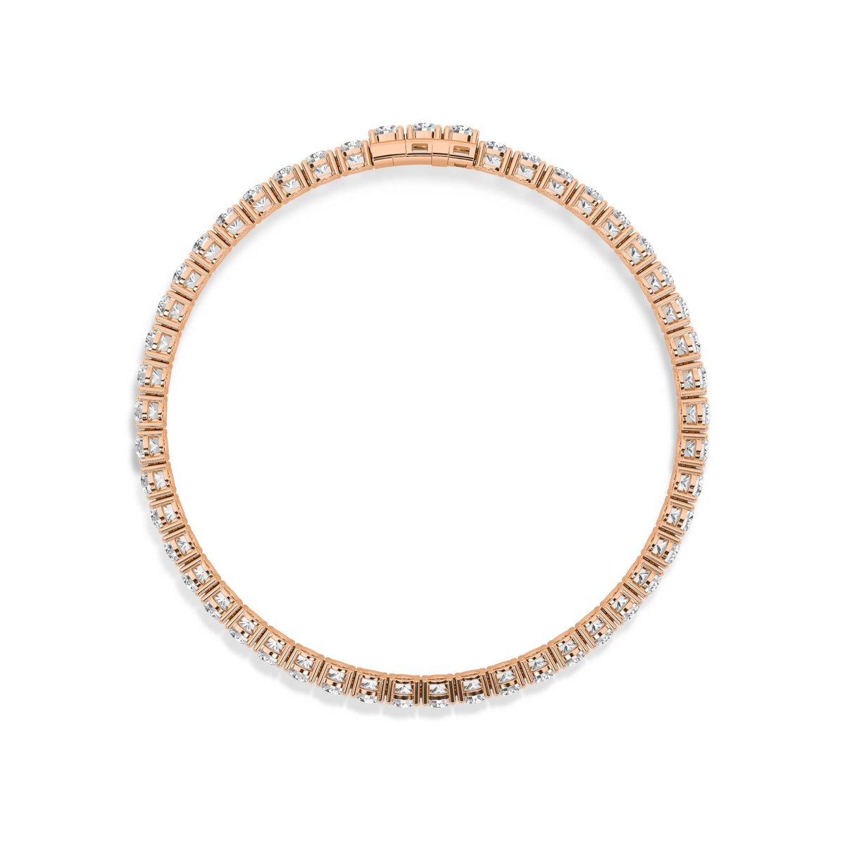 18K Lab-Grown Diamond Bracelet – LB66621-5 - Rose Gold