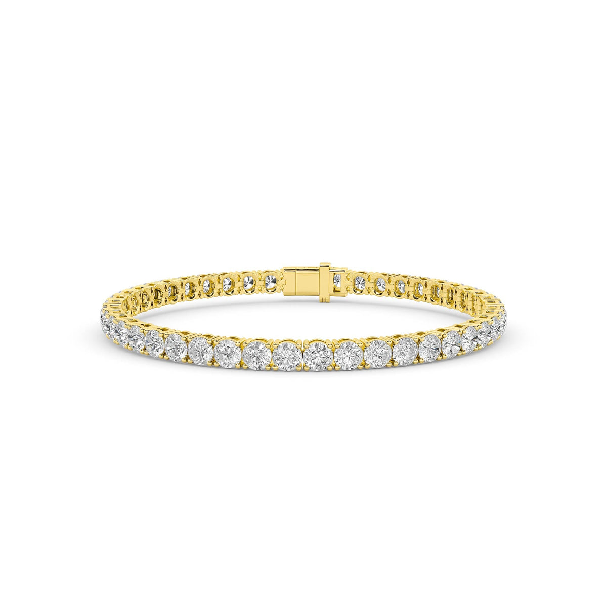 18K Lab-Grown Diamond Bracelet – LB66621-6 - Yellow Gold