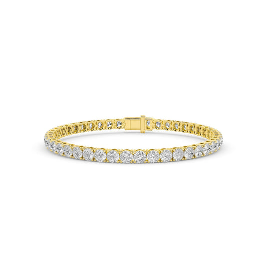 18K Lab-Grown Diamond Bracelet – LB66621-6 - Yellow Gold