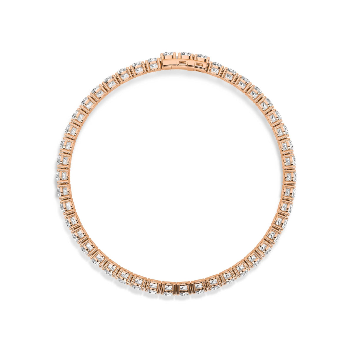 18K Lab-Grown Diamond Bracelet – LB66621-6 - Rose Gold