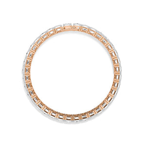 Emerald LG Diamond Bracelet in Yellow Gold - Binson Diamonds Antwerp