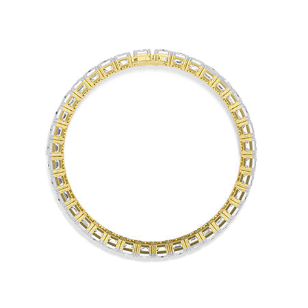 Emerald LG Diamond Bracelet in Rose Gold - Binson Diamonds Antwerp