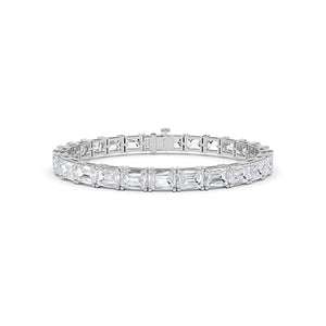 Emerald LG Diamond Bracelet in Rose Gold - Binson Diamonds Antwerp