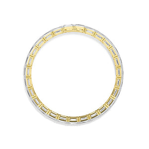 Emerald LG Diamond Bracelet in Rose Gold - Binson Diamonds Antwerp