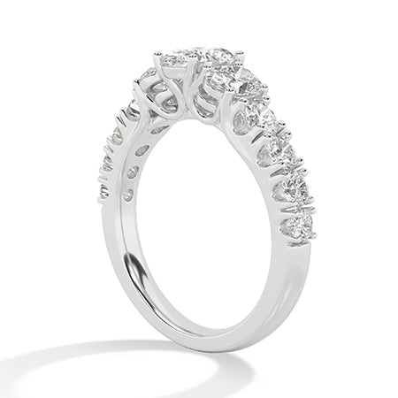 Oval LG Diamond Ring in Yellow Gold - Binson Diamonds Antwerp