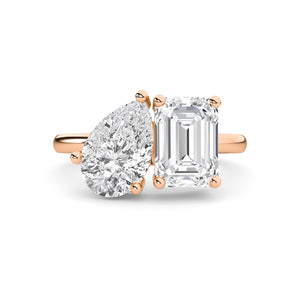 LR60710-3 lab-grown diamond ring