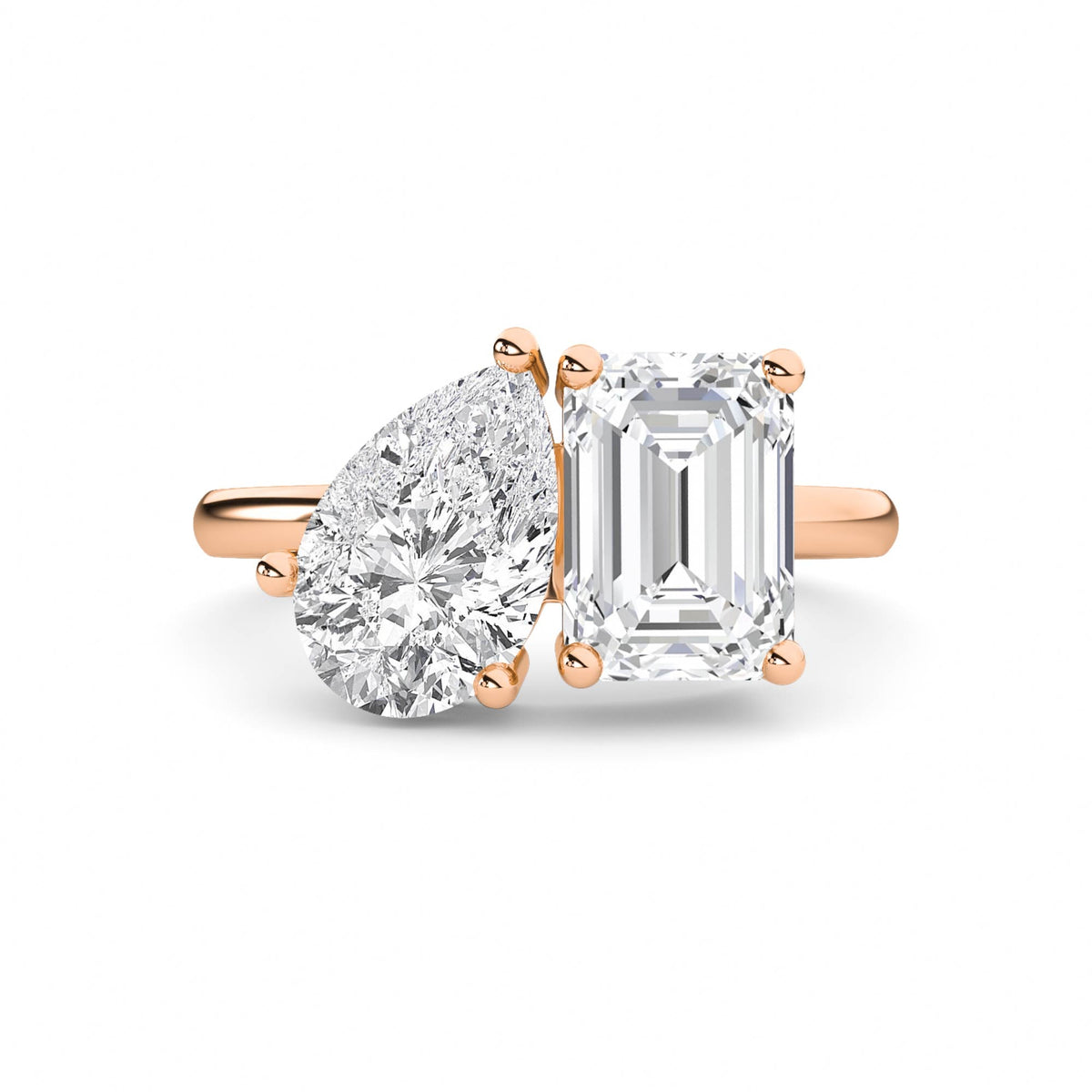 LR60710-3 lab-grown diamond ring