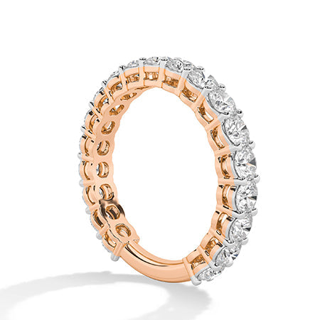 Round LG Diamond Ring in White Gold - Binson Diamonds Antwerp