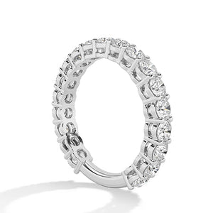 Round LG Diamond Ring in White Gold - Binson Diamonds Antwerp
