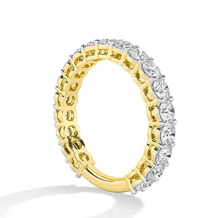 Round LG Diamond Ring in White Gold - Binson Diamonds Antwerp