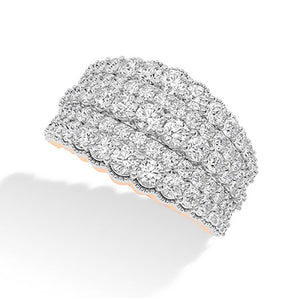 Round LG Diamond Ring in Rose Gold - Binson Diamonds Antwerp