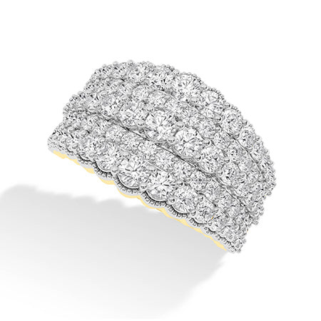 Round LG Diamond Ring in Rose Gold - Binson Diamonds Antwerp
