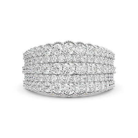 Round LG Diamond Ring in Rose Gold - Binson Diamonds Antwerp