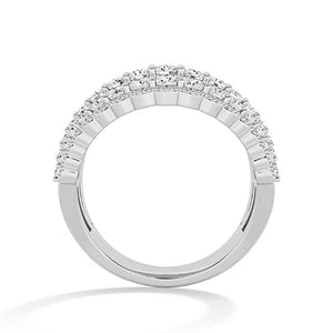 Round LG Diamond Ring in Yellow Gold - Binson Diamonds Antwerp