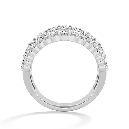 Round LG Diamond Ring in Yellow Gold - Binson Diamonds Antwerp