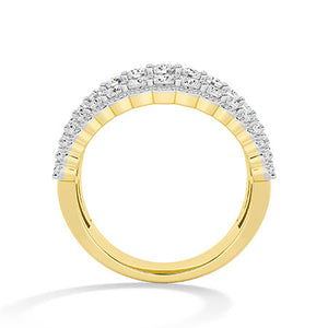 Round LG Diamond Ring in Rose Gold - Binson Diamonds Antwerp