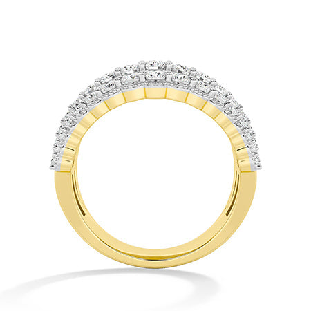 Round LG Diamond Ring in Rose Gold - Binson Diamonds Antwerp