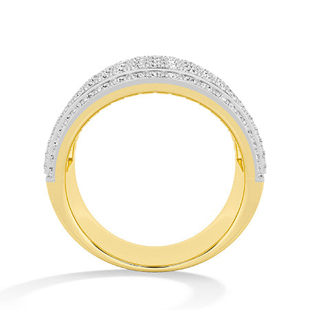 Round LG Diamond Ring in Rose Gold - Binson Diamonds Antwerp