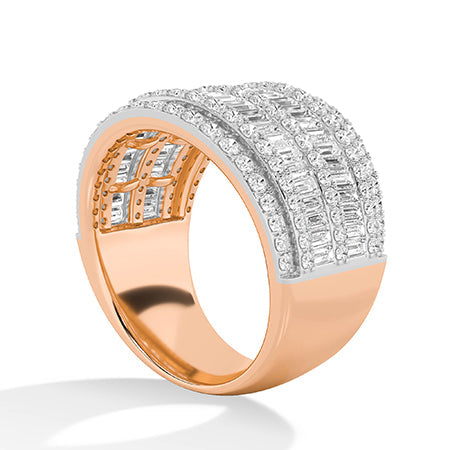 Round LG Diamond Ring in Rose Gold - Binson Diamonds Antwerp