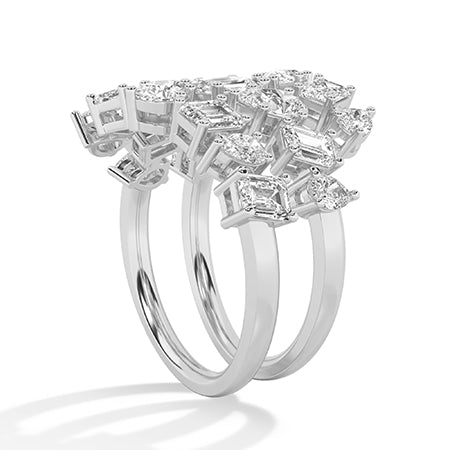 Emerald LG Diamond Ring in Yellow Gold - Binson Diamonds Antwerp
