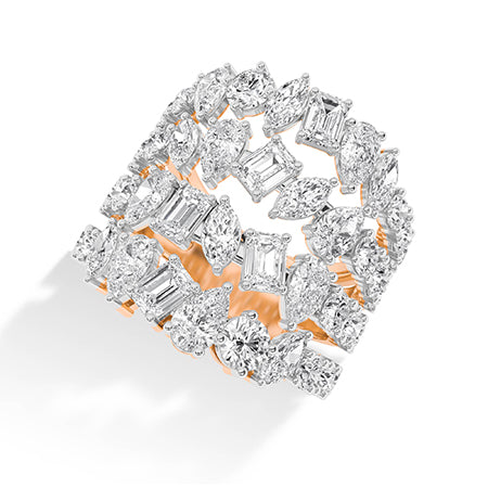 Pear LG Diamond Ring in White Gold - Binson Diamonds Antwerp