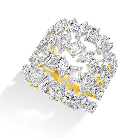 Pear LG Diamond Ring in White Gold - Binson Diamonds Antwerp