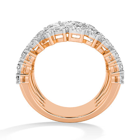 Pear LG Diamond Ring in Yellow Gold - Binson Diamonds Antwerp