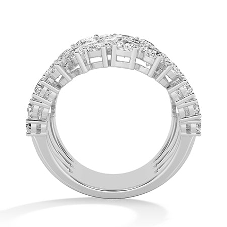 Pear LG Diamond Ring in White Gold - Binson Diamonds Antwerp