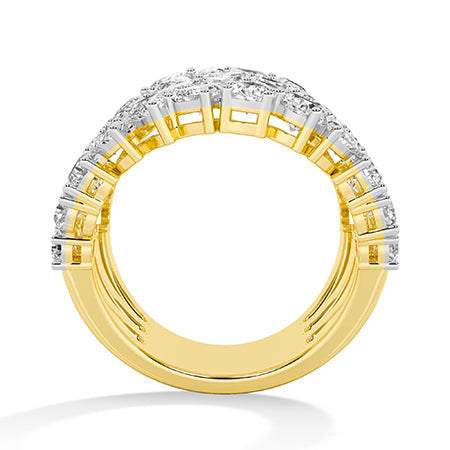 Pear LG Diamond Ring in White Gold - Binson Diamonds Antwerp