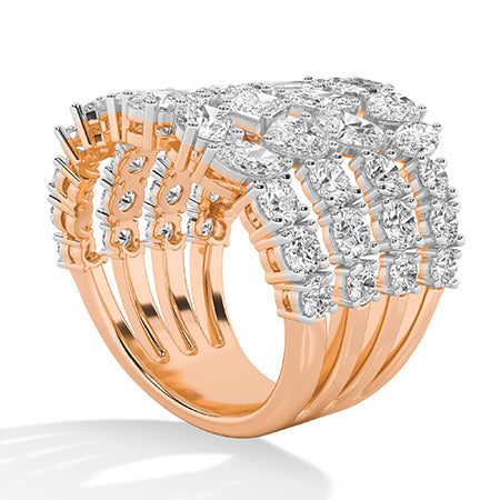 Pear LG Diamond Ring in White Gold - Binson Diamonds Antwerp