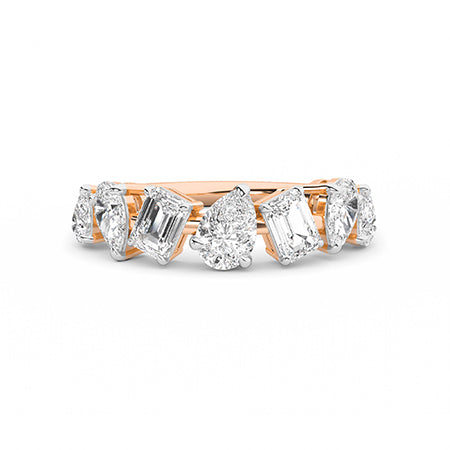 Emerald LG Diamond Ring in Yellow Gold - Binson Diamonds Antwerp